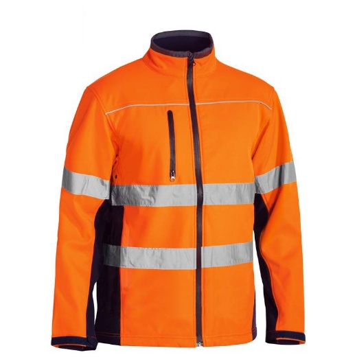 Picture of Bisley, Taped Hi Vis Soft Shell Jacket